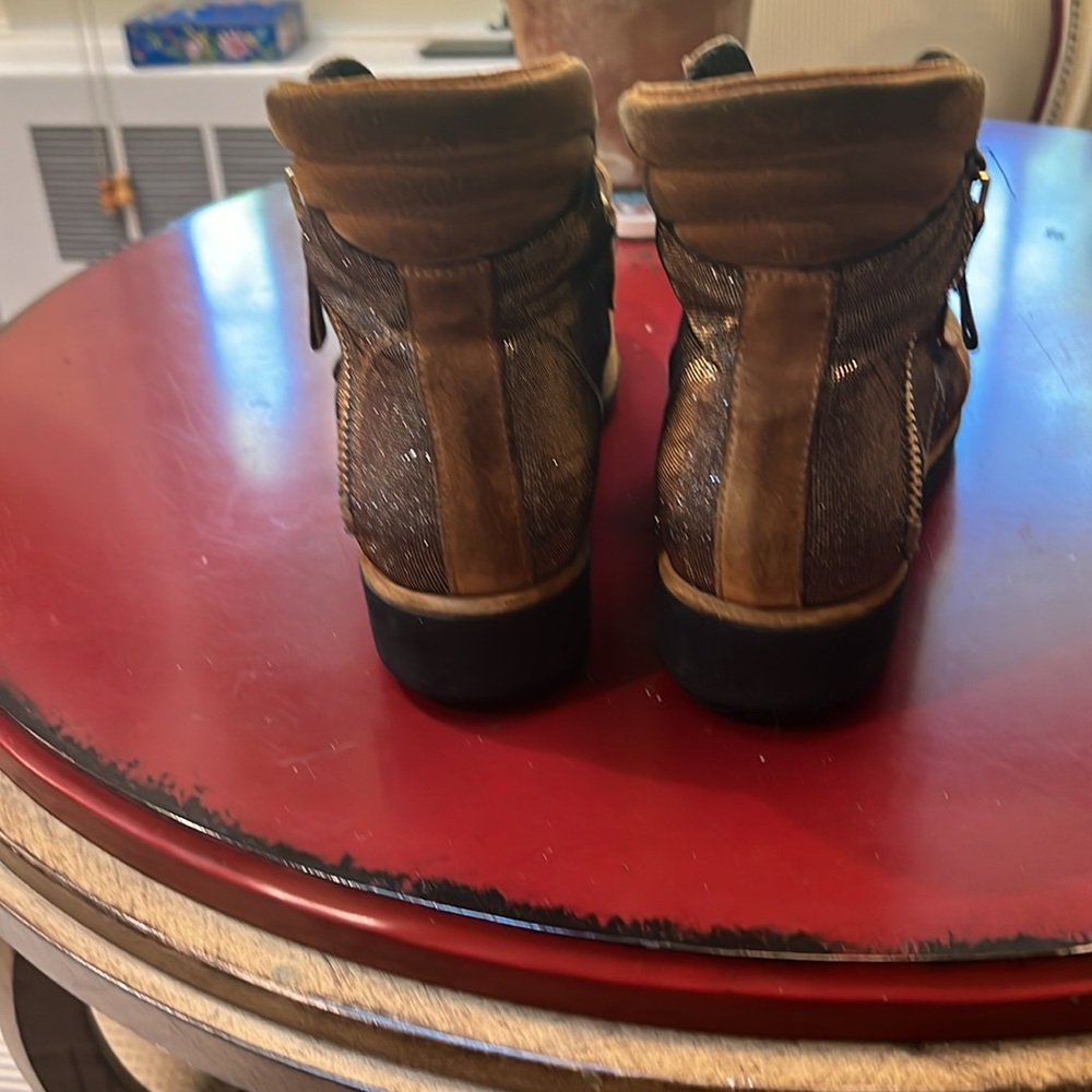 High Top Stuart Weitzman 2 Tone Boot - image 5